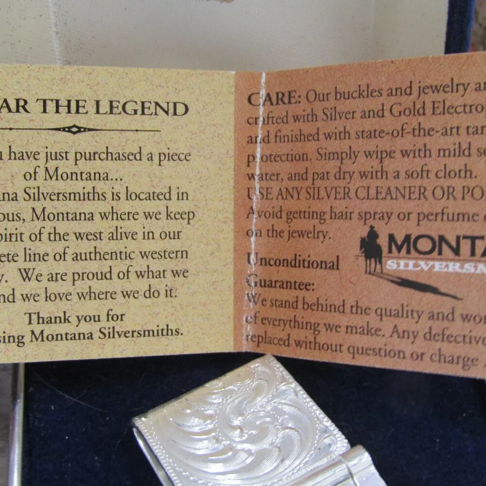 1998 Montana Silversmiths Money Clip